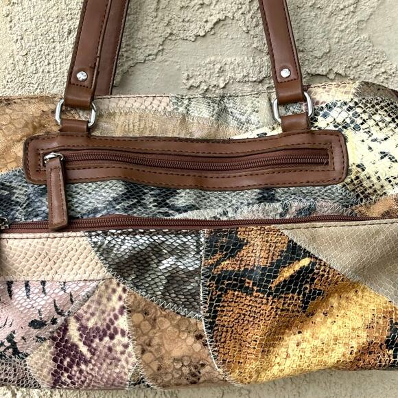 Y2K Animal Patch Jaclyn Smith Bag - Picture 2 of 12